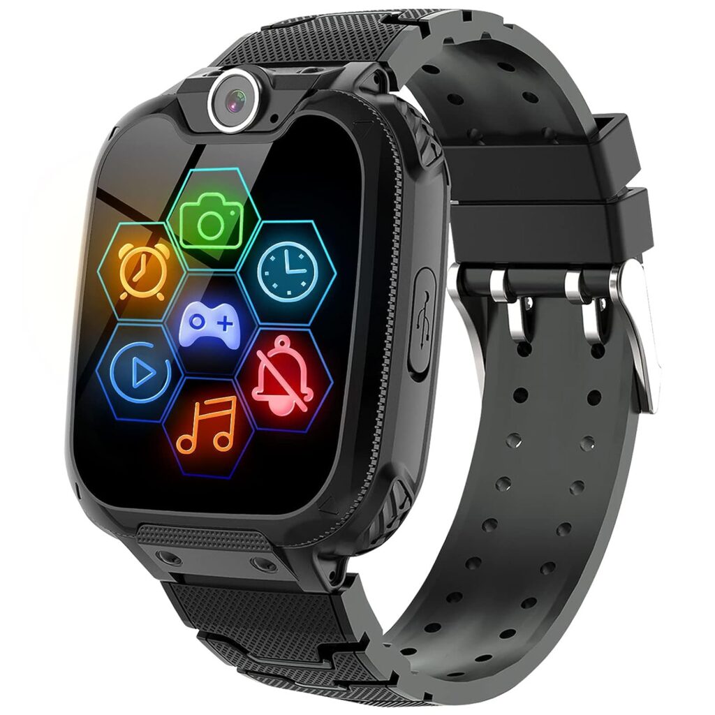 smart watch for boys black